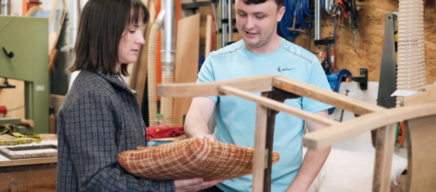 Learning how to repair used furniture